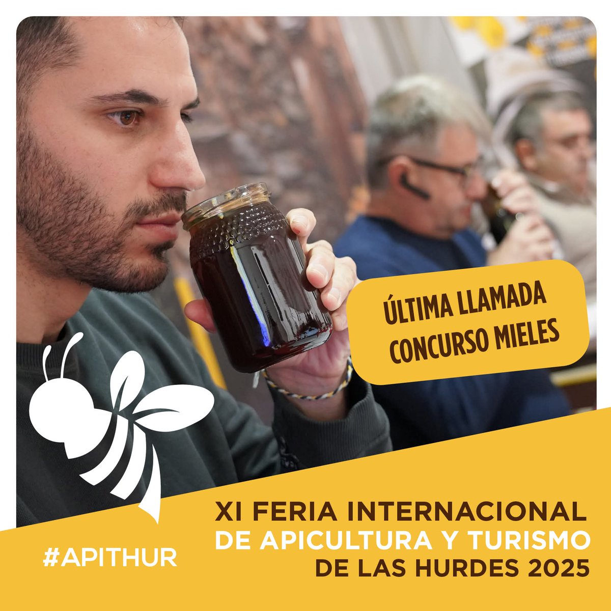 jurdanobrif's tweet photo. 📣 Última llamada para participar en el #concurso de mieles de este año.
No dejes pasar la oportunidad de ser el ganador de la XI Edición
del concurso de la Feria internacional de Apicultura y Turismo de #LasHurdes,
#Apithur
Más info en nuestra web. https://t.co/cvH1L9377X