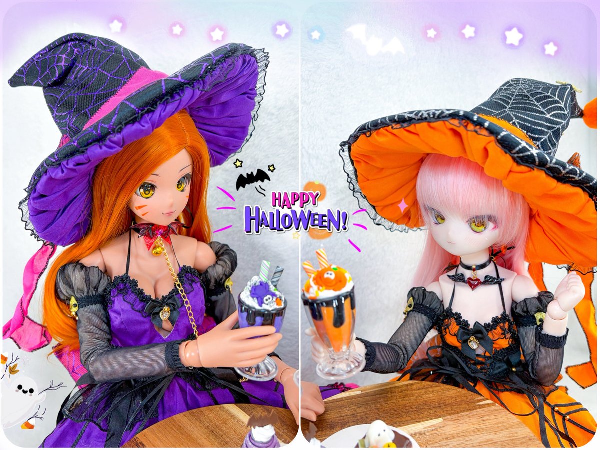AndroidPDF's tweet image. 恋ちゃん: にゃふふっ、魔女の夜にかんぱ〜いっ♪ このドリンク、いたずらの味がするにゃ〜♡ ฅ(Ф∀Ф)ฅ
妃那ちゃん: いたずらより甘い魔法はいかがかにゃ〜? 今日はお化けもにゃんこも大歓迎だにゃ♪ ฅ(Ф∀Ф)ฅ
#ハロウィン #halloween #manajen #smartdoll #smartdollprowess #smartdoll恋…