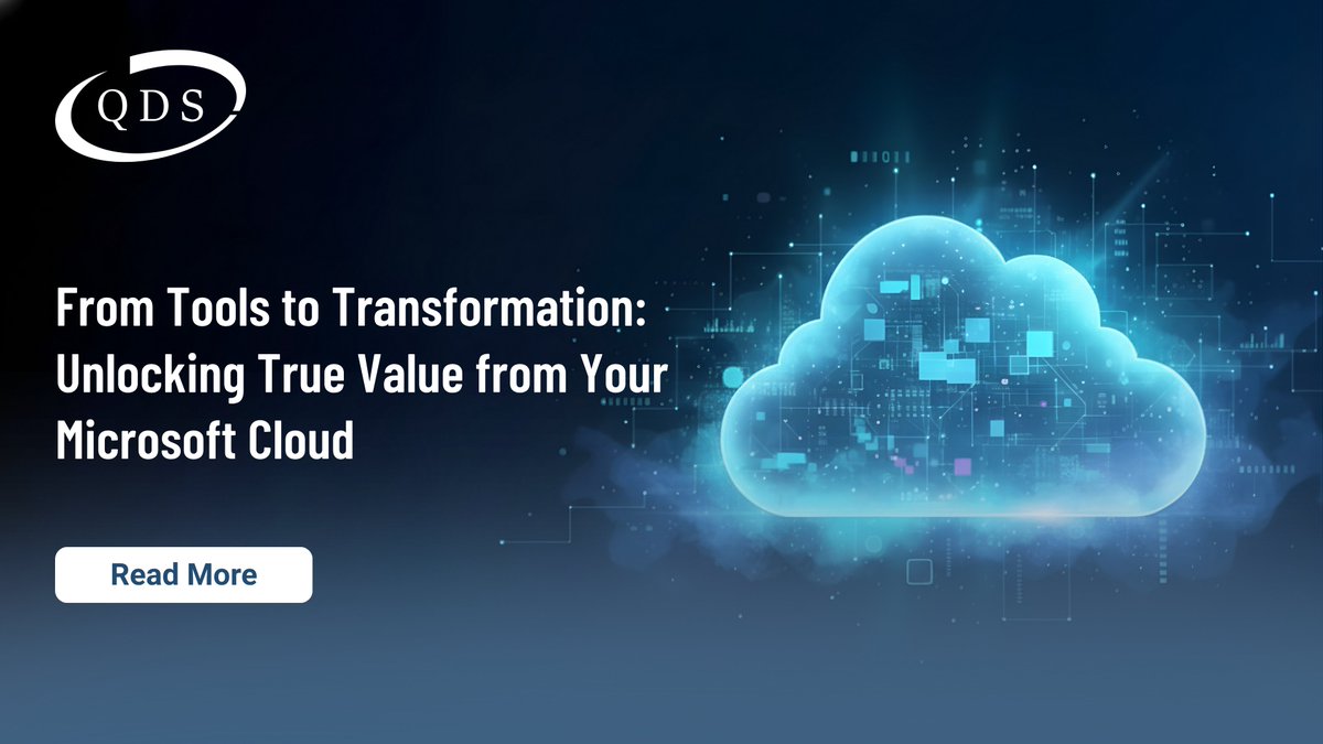 Most organizations have already moved to the Microsoft Cloud — but many are still asking:
 “Are we truly getting business value, or just using new tools?”

 Here’s how you can move from tools to true transformation.

👉 Read the full article: bit.ly/3IT9Ovq