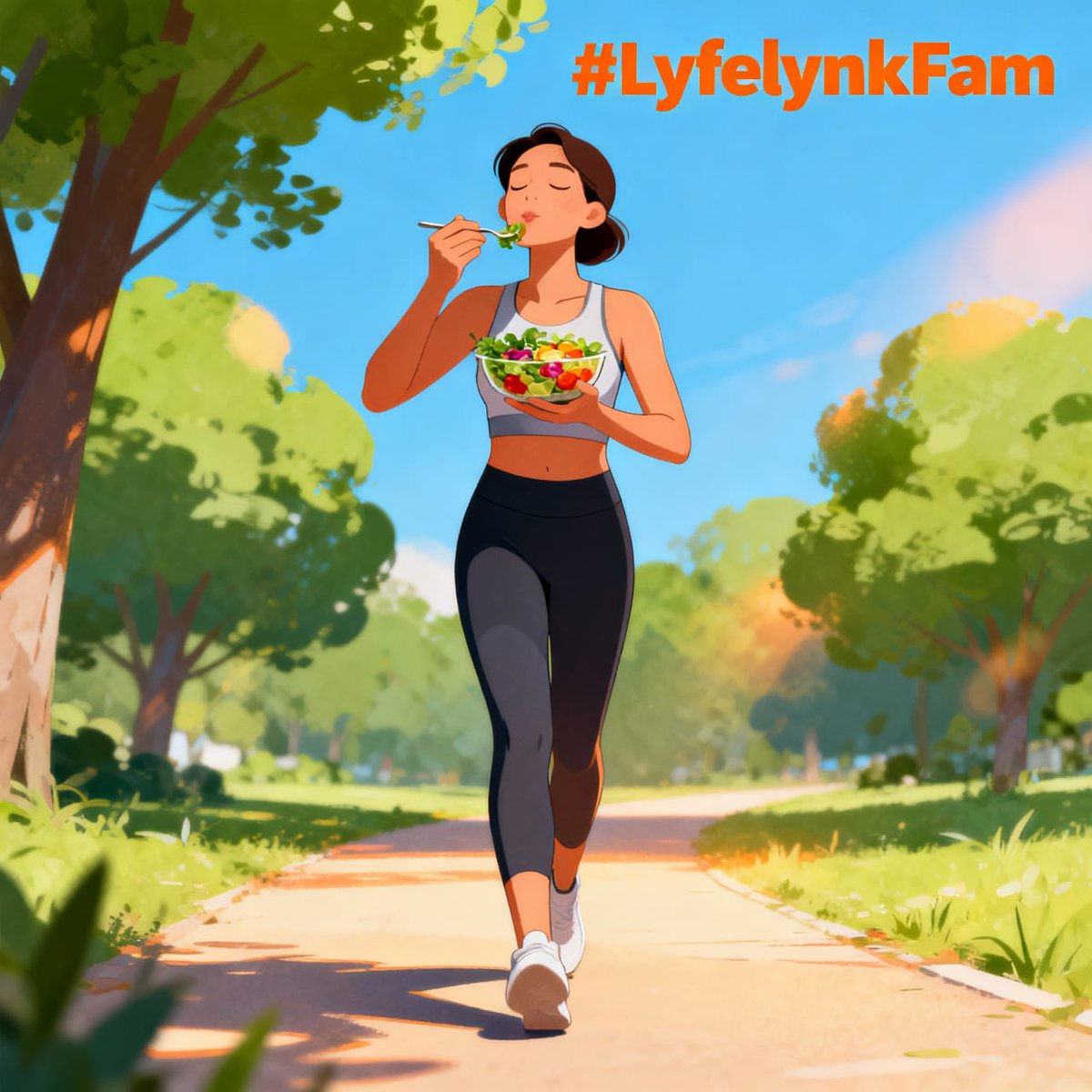 In the rush of today, pause to nourish your body, breathe deeply, and move with intention. 

Every balanced meal choice and mindful stretch builds toward a thriving you—no goals too small, no progress wasted. 

Today’s win could be a 5-minute walk or an extra glass of water