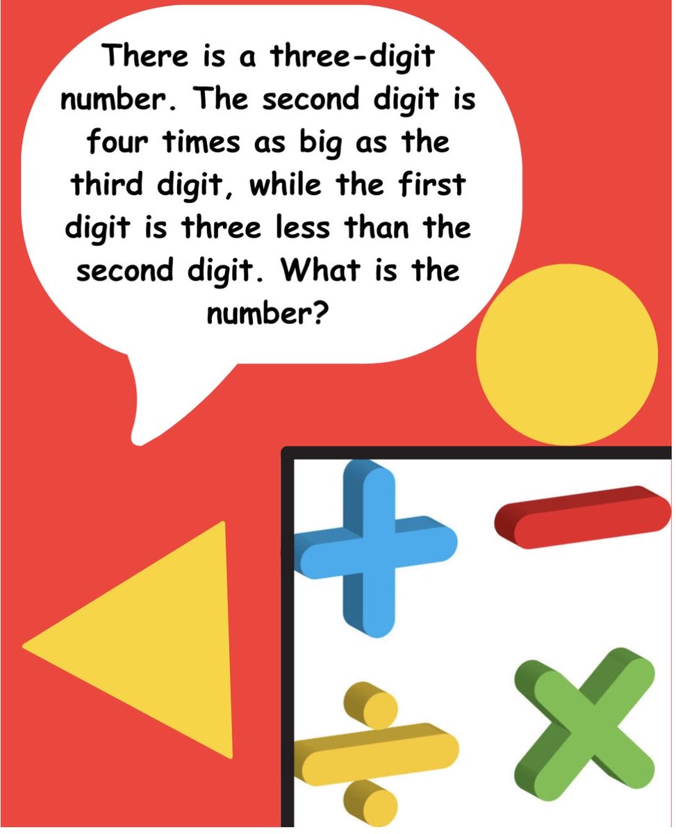 It’s Maths week in Coláiste Rís… Maths is the poetry of logical ideas 💡 This is today’s Maths question, can you figure it out ??? <a href="/ERSTIRELAND/">ERST</a>