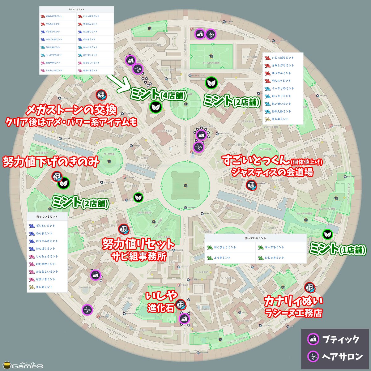 便利な場所を一括紹介！】 育成や厳選関連、キャラクリで便利な場所を
