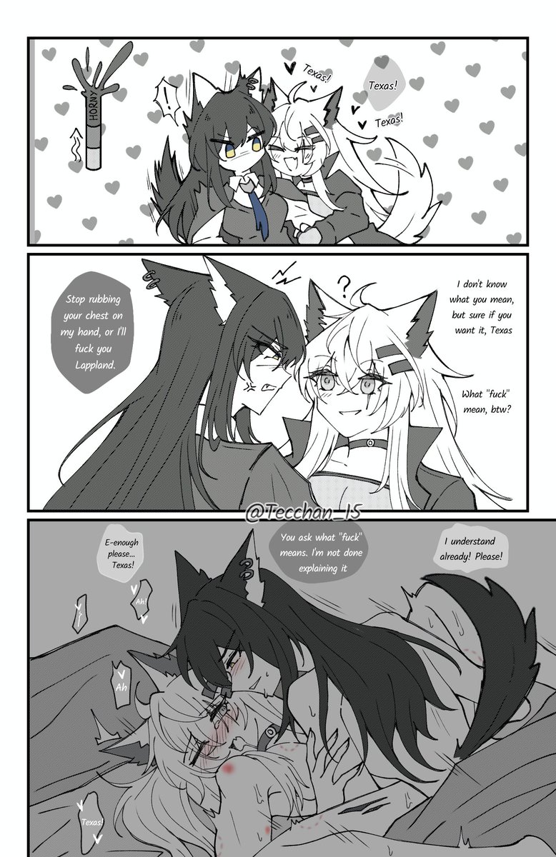 Aggressive horny Texas x innocent Lappy 🐺🐺