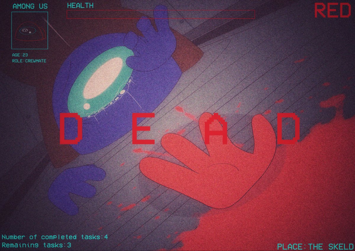 Plus_comet's tweet image. 「最期」
#AmongUs #AmongUsFanArt