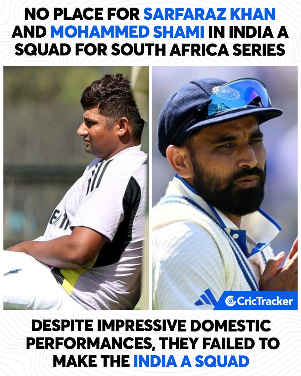 You really gotta feel for Sarfaraz Khan and Mohammed Shami💔

#SarfarazKhan #MohammedShami