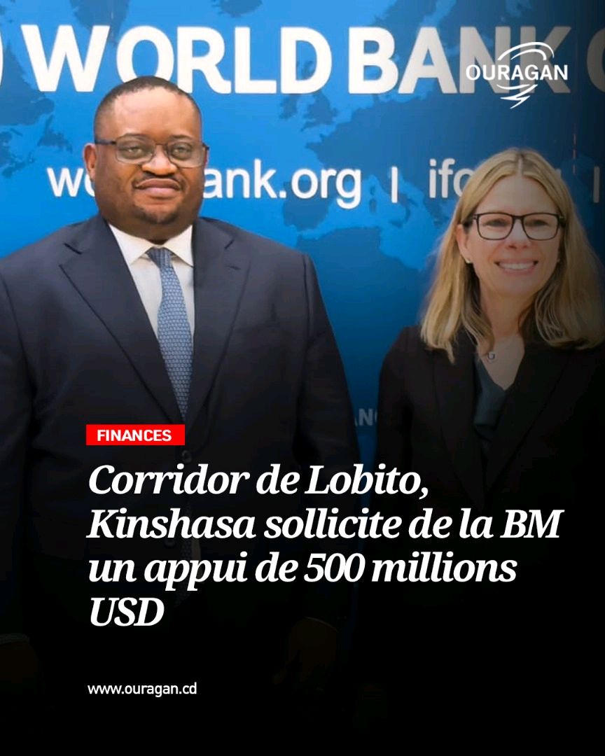 Fwamba a mené ce plaidoyer lors de sa rencontre avec la directrice générale de la Banque mondiale, Mme Anna Bjerde, le samedi 18 octobre à Washington DC aux Etats-Unis, en marge des Assemblées annuelles du FMI et de la Banque mondiale.
ouragan.cd/2025/10/corrid…
