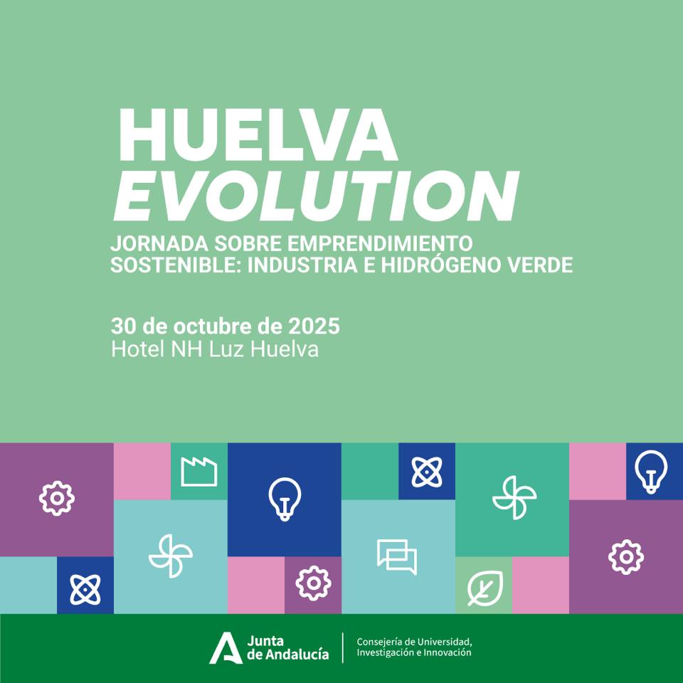 💡 La Junta impulsa el emprendimiento sostenible y la innovación industrial con la jornada ‘Huelva Evolution’.

🌱 La cita reunirá a empresas, emprendedores e instituciones para explorar oportunidades en la industria del futuro.

 Inscripción 👉 forms.gle/V1UxPi7vLfnkHi… 👈