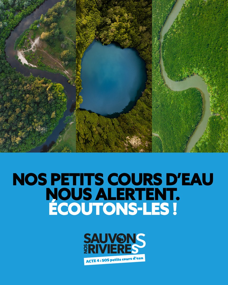 📢 SOS petits cours d’eau

💧 Ces joyaux de notre patrimoine naturel sont menacés.

👉 La FNPF lance l'alerte dans le cadre de sa campagne #SauvonsNosRivières. Citoyens, pêcheurs, élus, pouvoirs publics : nous avons tous un rôle déterminant à jouer !

➡️federationpeche.fr/6688-sauvons-n…