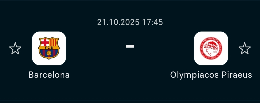 Jowizazaa_gives's tweet image. The Champions league returns!!

N300K to anyone who predict Barcelona vs Olympiacos correctly 

Must following to be credited 💰 RT