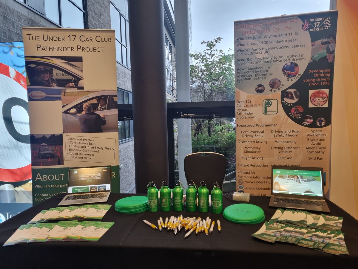 U17Pathfinder's tweet photo. We're at the @UKROEd #UKROEdNPCCconf with @U17CC  for the next two days to talk with road safety professionals about driver education to reduce KSIs amongst novice drivers. Find out more at https://t.co/YOsroALFBF and https://t.co/qjtfbPZptA https://t.co/0I3Qx1jA0b