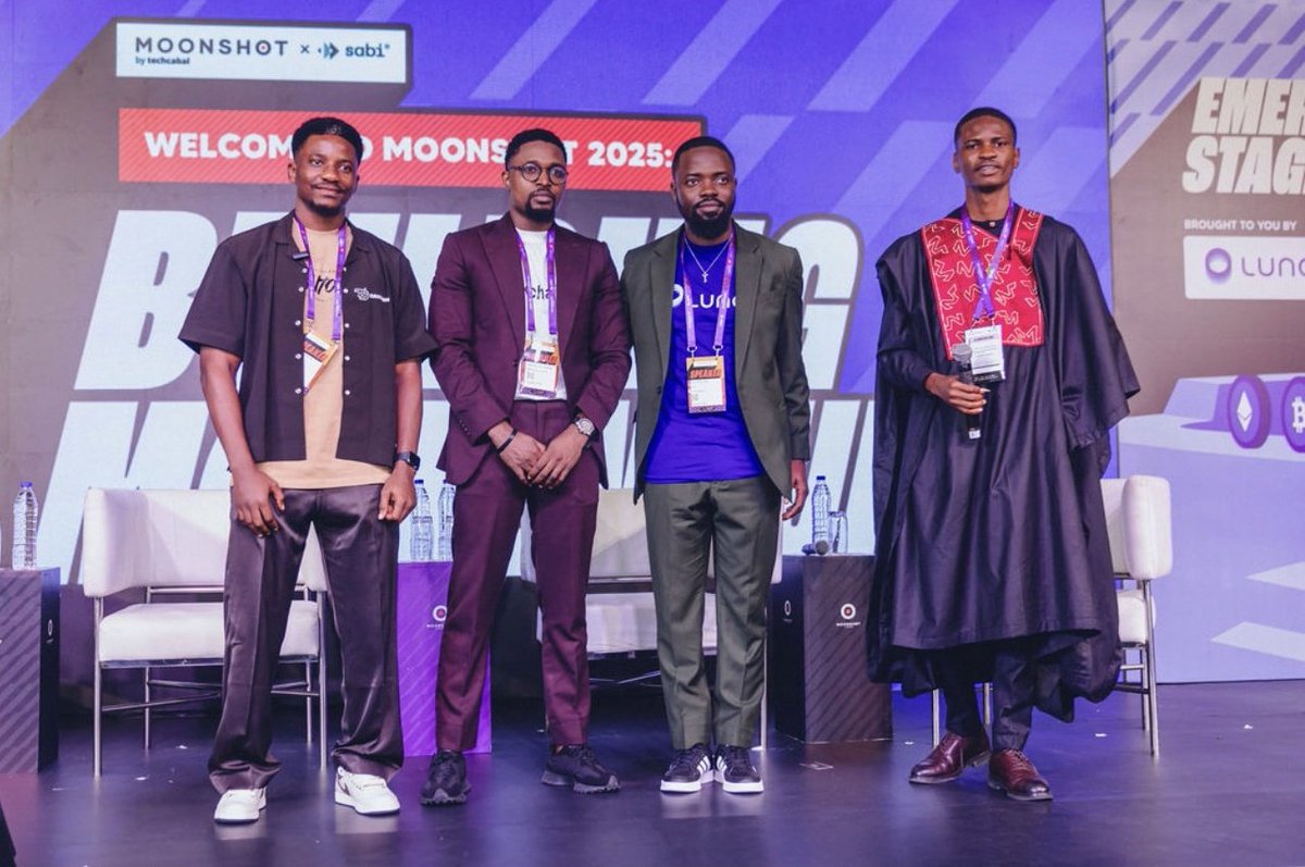 BlockchainAfri_'s tweet image. The Country Head, Nigeria 🇳🇬 spoke on a panel at @TechCabal Moonshot event, sharing insights on the state of crypto adoption in Africa.