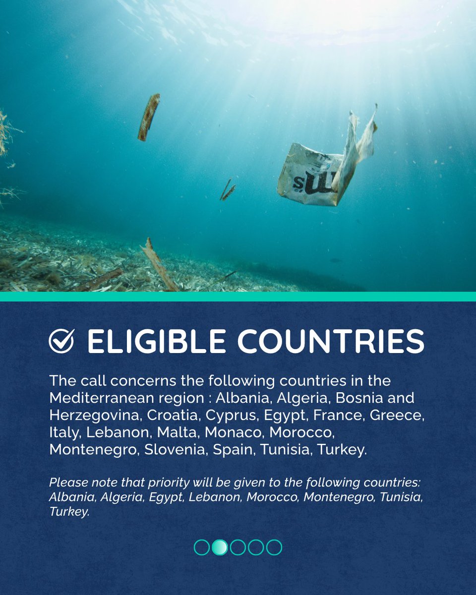 BeMed_org's tweet image. 𝐖𝐡𝐚𝐭 𝐚𝐫𝐞 𝐭𝐡𝐞 𝐞𝐥𝐢𝐠𝐢𝐛𝐢𝐥𝐢𝐭𝐲 𝐜𝐫𝐢𝐭𝐞𝐫𝐢𝐚? ✅
Our ongoing Call for Micro-Initiatives is an opportunity to turn your ideas into concrete actions to reduce plastic pollution in the Mediterranean Sea.

👉 beyondplasticmed.org/en/call-for-pr…

#BeMed #Callforproject