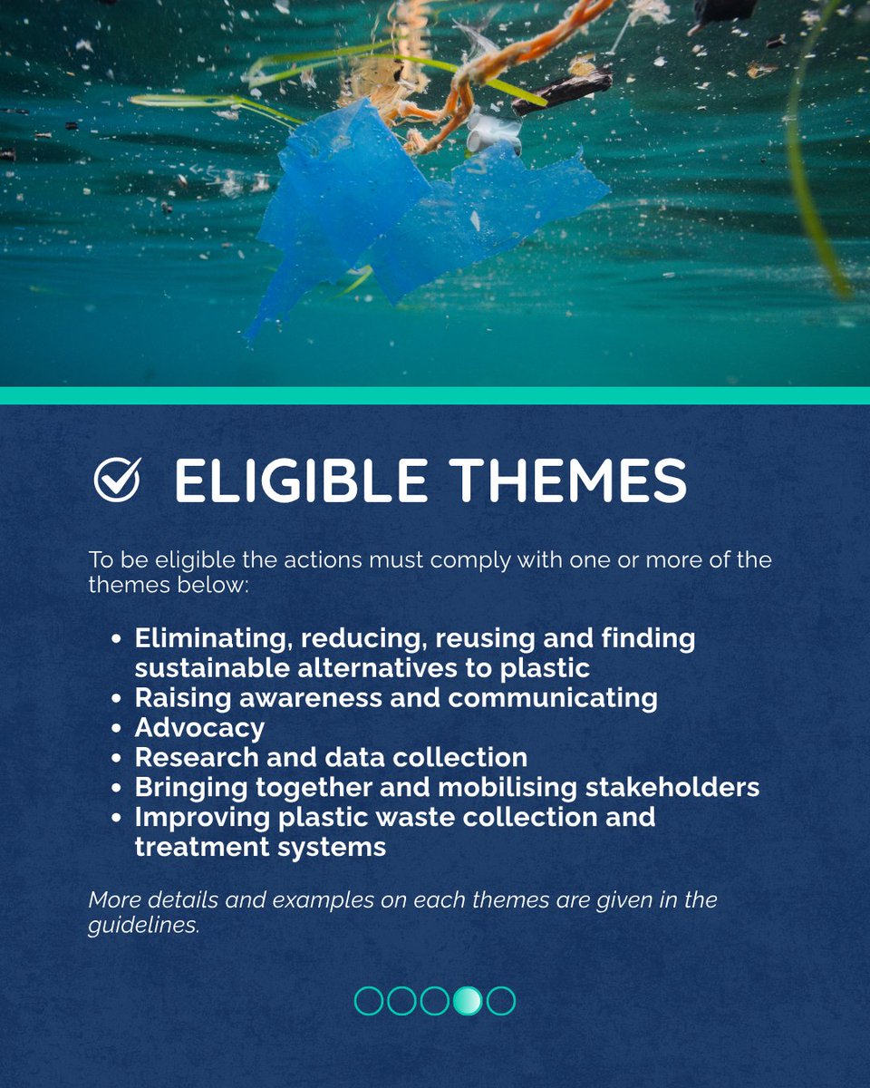 BeMed_org's tweet image. 𝐖𝐡𝐚𝐭 𝐚𝐫𝐞 𝐭𝐡𝐞 𝐞𝐥𝐢𝐠𝐢𝐛𝐢𝐥𝐢𝐭𝐲 𝐜𝐫𝐢𝐭𝐞𝐫𝐢𝐚? ✅
Our ongoing Call for Micro-Initiatives is an opportunity to turn your ideas into concrete actions to reduce plastic pollution in the Mediterranean Sea.

👉 beyondplasticmed.org/en/call-for-pr…

#BeMed #Callforproject