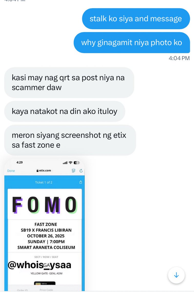 _iamdevsuson's tweet image. 🚨 SOMEONE IS USING MY PICTURE! 

Hello, A’Tin! be aware sa account na to! she using my picture para mangscam, nagse-sell daw ng fast zone tix and look she blocked me pala! be aware po huhu, this is my only account @_iamdevsuson. Buti nalang may nag dm sakin 😫
