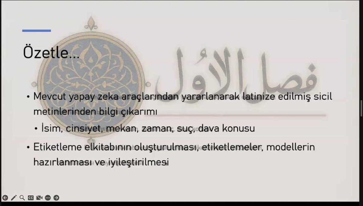 DBB_CDH's tweet image. Dünkü 20. DBB buluşmamızda Şükrü Atsızelti, beşeri bilimlerde yapay zekâ kullanımına dair değerli bir konuşma gerçekleştirdi. ⏬

Konuşmasında, çok disiplinli bir ekiple yürüttükleri kadı sicillerinin demografik ve hukuki veriye dönüştürülmesi sürecini, etiketleme aşamalarında…