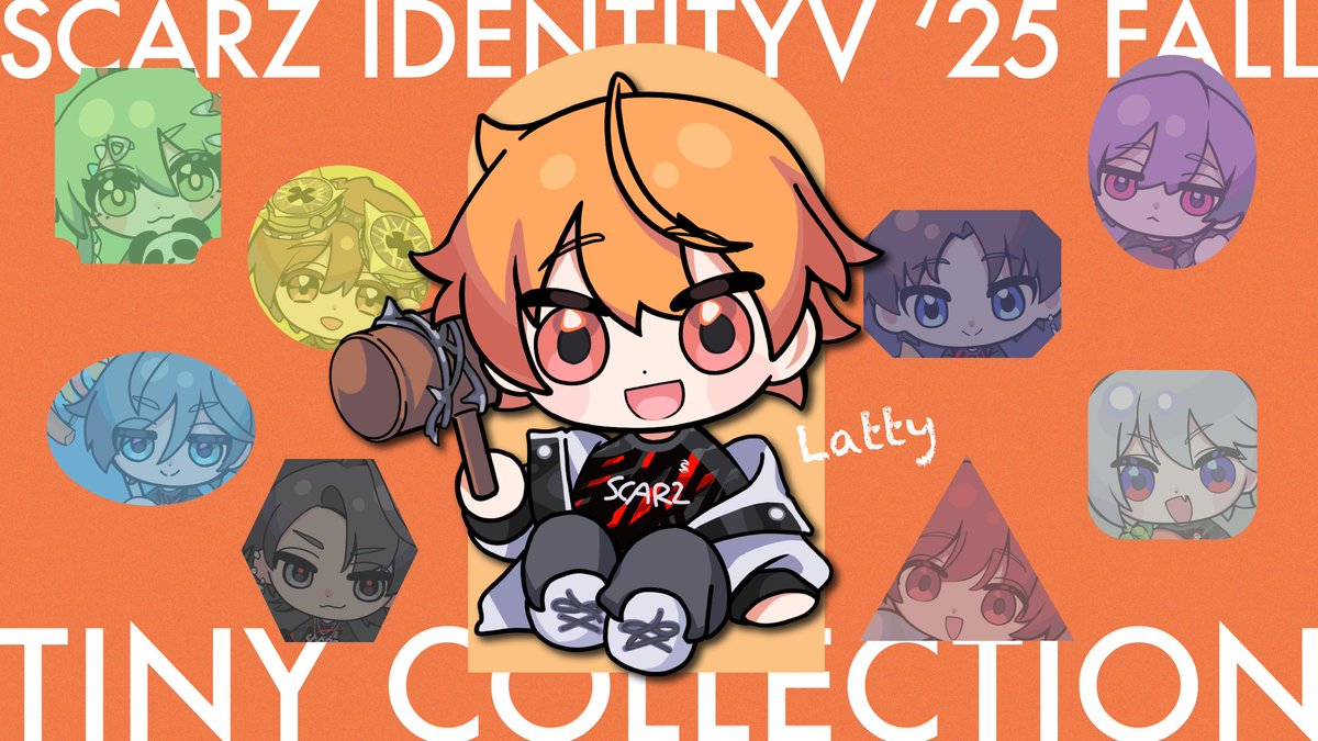 【SCARZ NEW TINY CHARACTER🧸】
Lattyも小さくなってみんなのもとにやってきました🪞

また、本日よりSCARZSPACE内にてLattyの絵文字・スタンプを実装🍵
今週末からの大会応援などでたくさん使ってあげてくださいね🌟
discord.gg/scarz

#SZWIN #2025秋季IJL