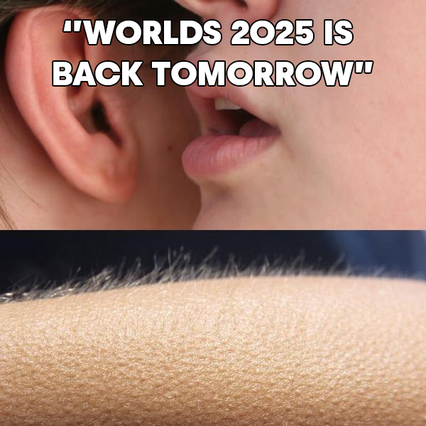 redbullgaming's tweet photo. *goosebumps*

#Worlds2025 https://t.co/irFsow1wqQ