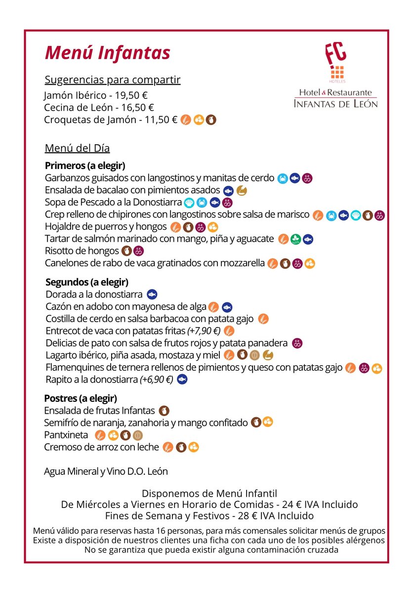 Compartimos el menú diario de nuestro restaurante
🗓 Disponible de miércoles a domingo
🍖🍣 Productos locales y de km 0
🍰 Postres caseros
🍴 Adaptado a todas las intolerancias alimentarias
☎️  987 27 23 17
🅿 Parking gratuito
¡Ven y disfruta!
#menudeldia #restaurante #leonesp
