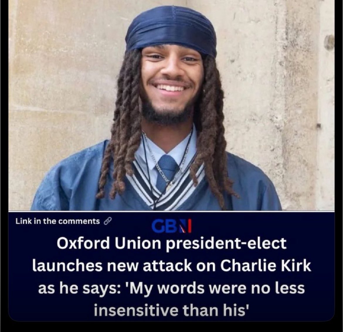 George Abaraonye, in his tantrum statement after losing the Oxford Union no confidence vote, says “we EQUIVOCALLY deny” rather than “we unequivocally deny”. 

That’s ABB for you!

This comes after he said in a previous statement that his words were “no less insensitive” than
