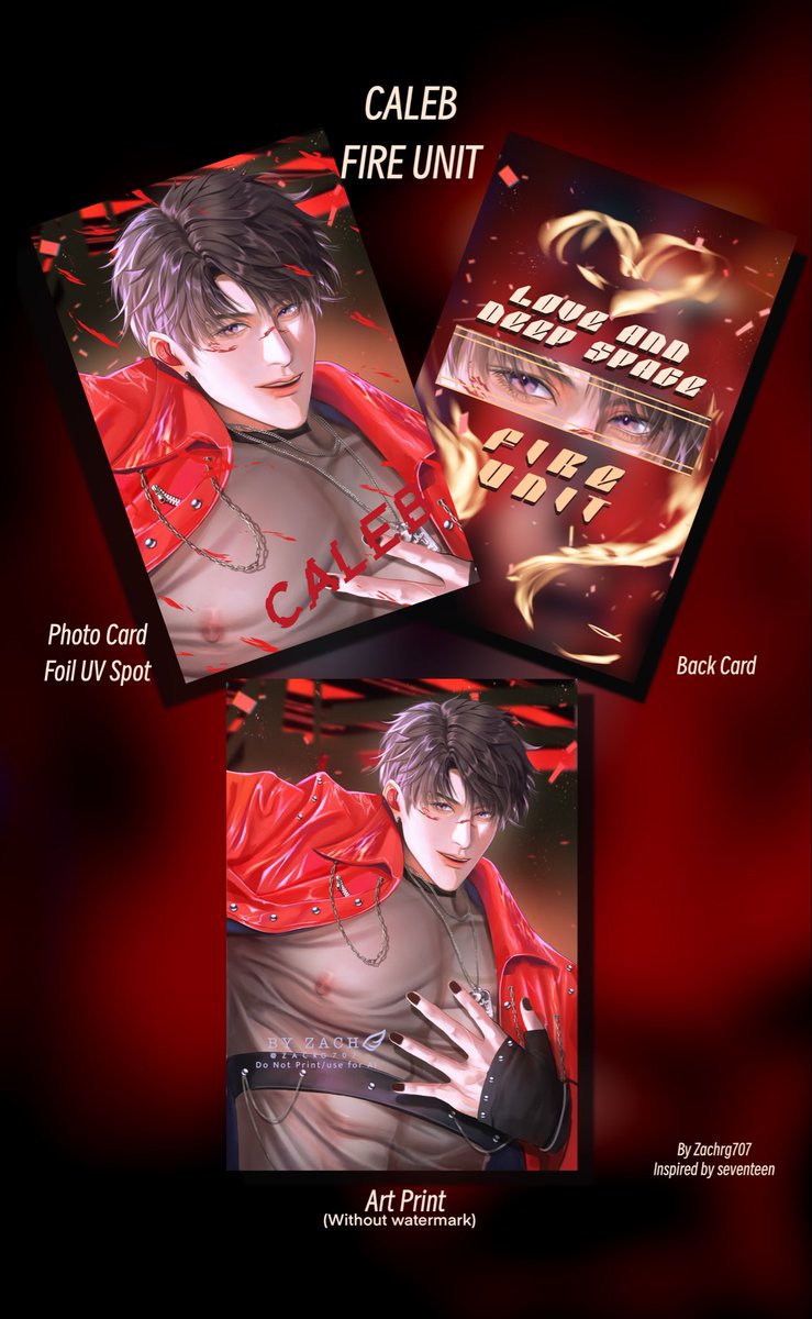 Caleb Fire Unit #caleb #LoveandDeepspace #CF21 
(Sneak peak ; 🔥unit = Sylus, Caleb | 💦 Unit = Zayne, Rafayel, Xavier )