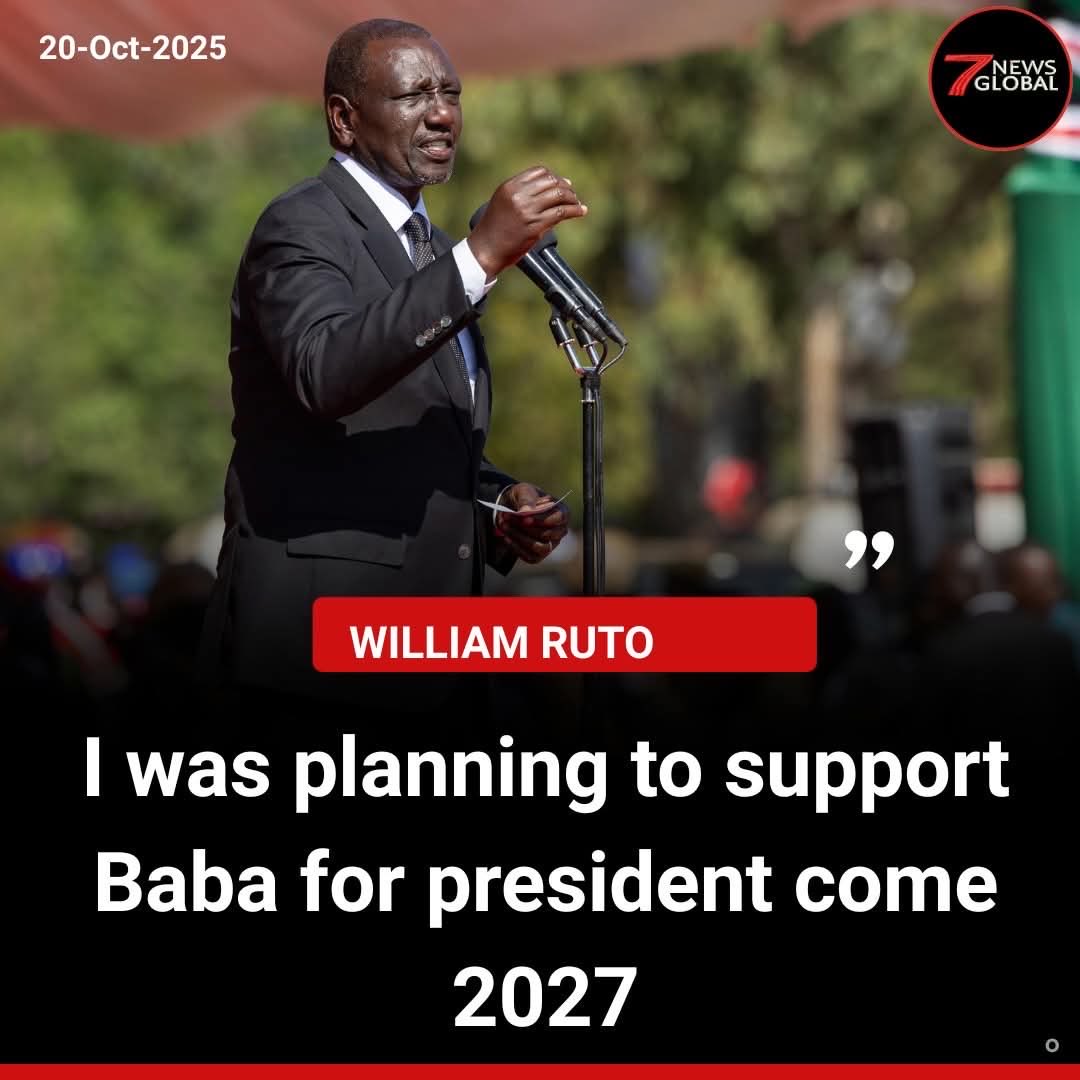 cbusinge's tweet image. Kindly ignore this! He did not at anytime say it. No credible source has this! 
A fact-checking article from AFP FactCheck notes that this claim circulating about Ruto was false or came from parody accounts.  