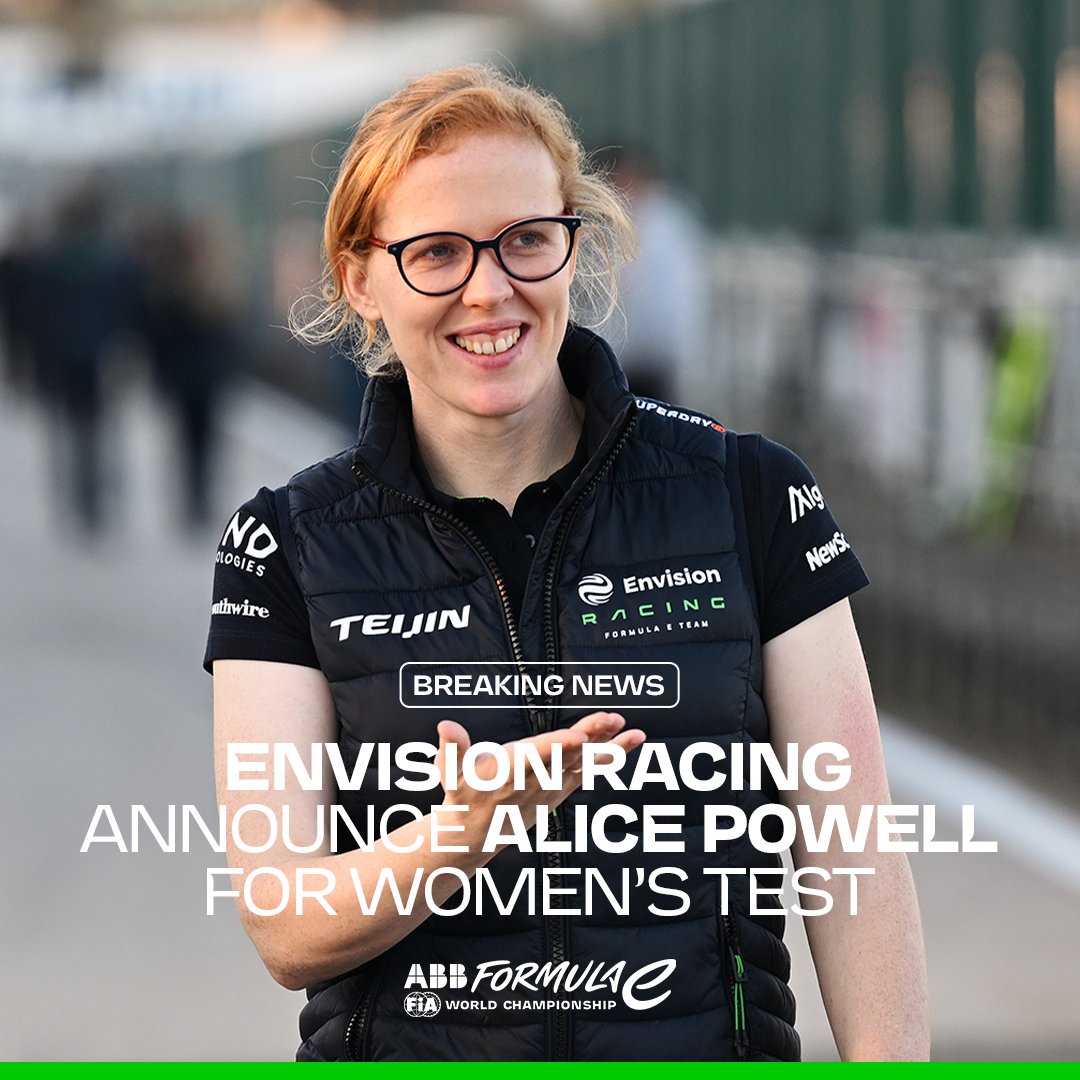 🚨 BREAKING NEWS 🚨

@AlicePowell will return for <a href="/Envision_Racing/">Envision Racing</a> in the Women’s Test in Valencia.