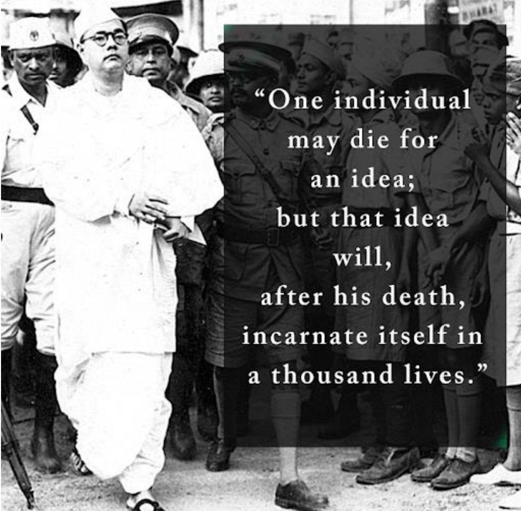 RajuValmikiN's tweet image. 1942 में नेताजी सुभाष चंद्र बोस ने आजाद हिंद फौज की स्थापना कर देश को स्वतंत्र करने की शपथ ली थी।

1942 में आंबेडकर ब्रिटिश शासक सम्राट के प्रति निष्ठा और वफादारी की शपथ ली थी ।

बताओ आपका आदर्श कौन ?