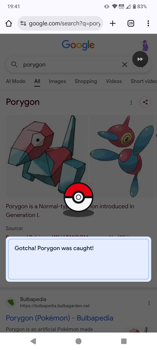 HELLO?????? YOU CAN CATCH POKEMONS ON GOOGLE??????