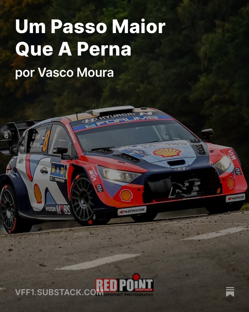 Um Passo Maior Que A Perna, by <a href="/VamosFalardeFum/">Vamos Falar de FUm 🏁🎙🔊</a> 
🔗 open.substack.com/pub/vff1/p/um-…