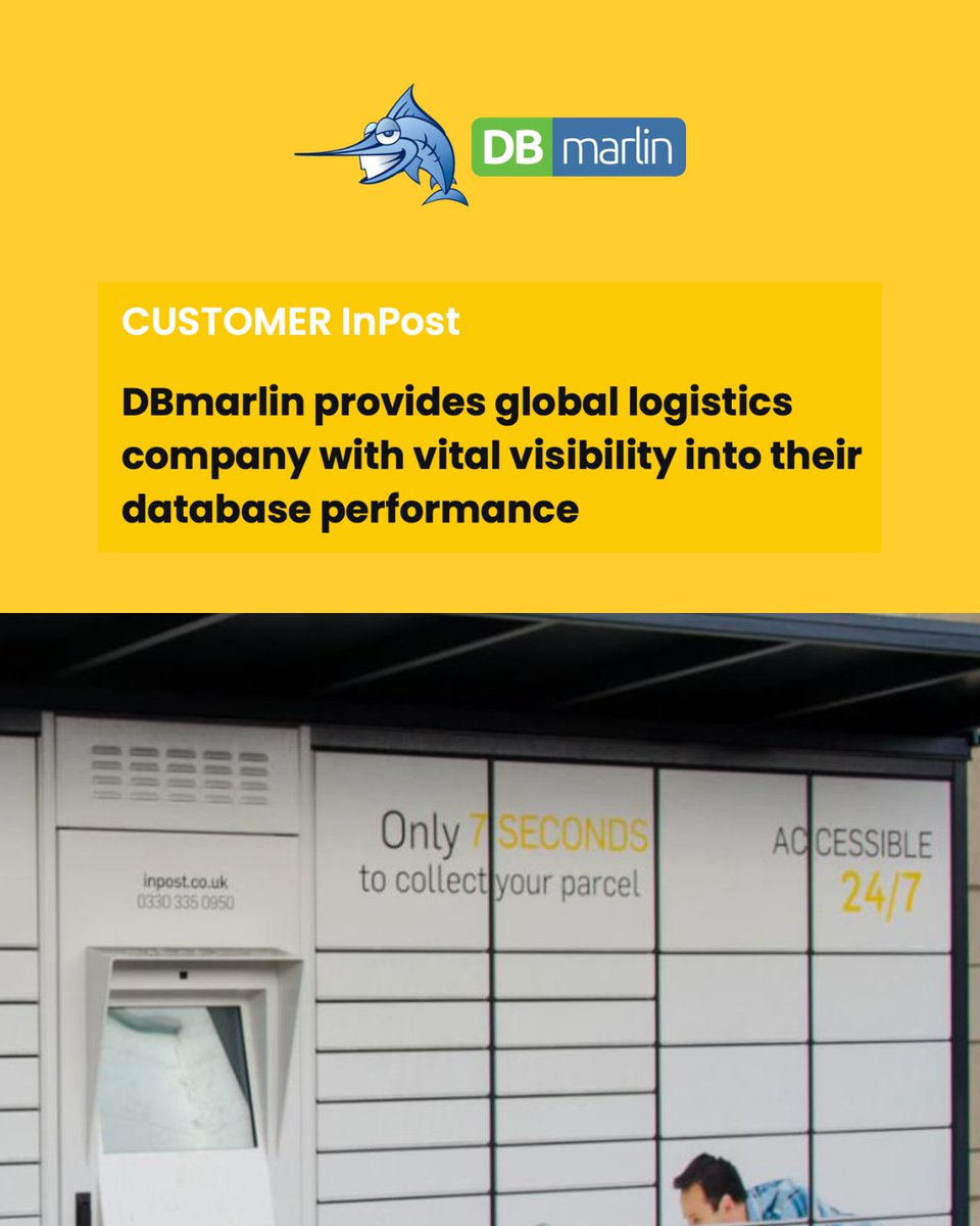 appperf's tweet image. Case Study: #DBmarlin provides Inpost with vital visibility into their database performance 💡
InPost, a global logistics and e-commerce company, required deeper visibility into database performance than their existing monitoring solution provided.
dbmarlin.com/blog/2025-09-1…