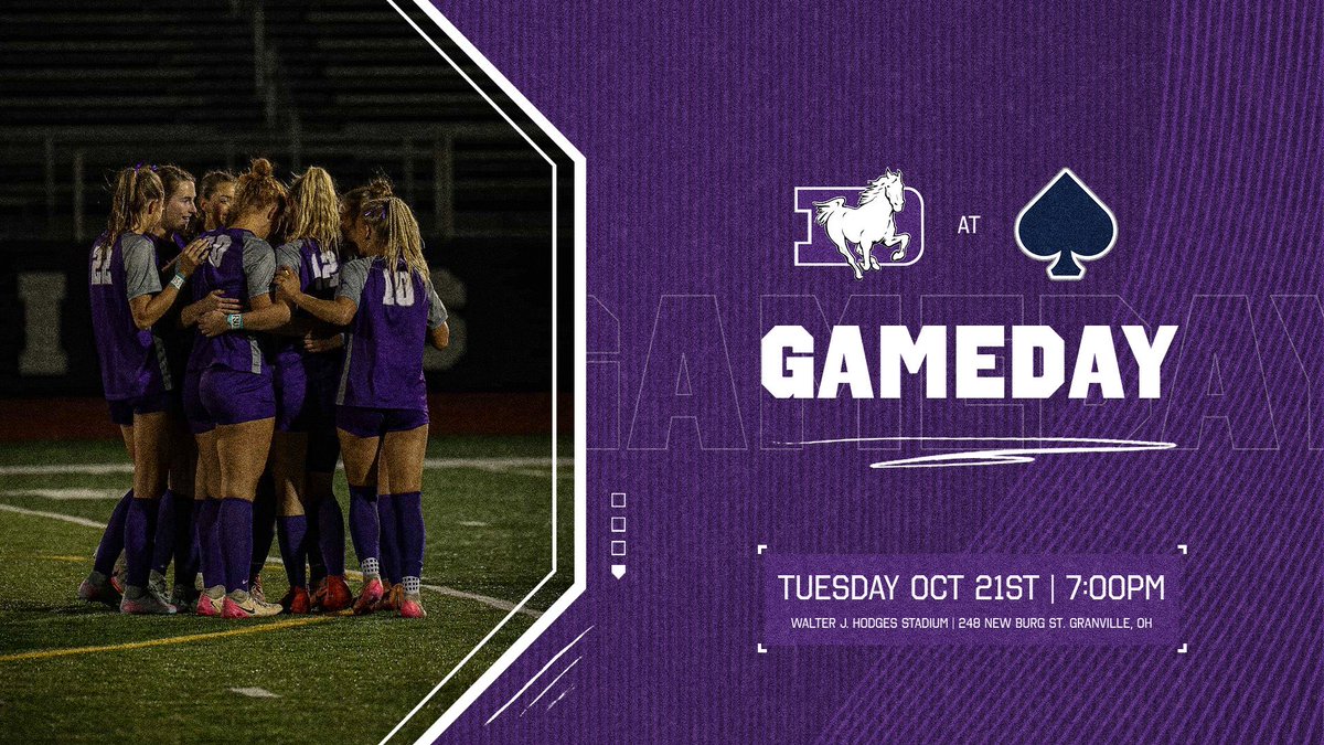 • G A M E D A Y •

🆚 Granville Blue Aces
📆 Tuesday October 21st
🕠 7:00PM
🏟️ Walter J. Hodges Stadium
📍 248 New Burg St. Granville, OH  43023