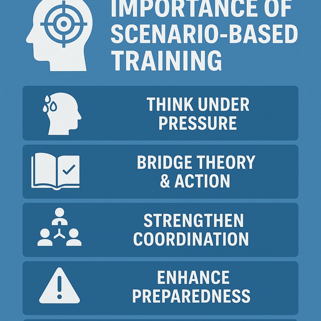 DynamicReact's tweet image. 🎯 Knowledge alone isn’t enough — practice builds readiness.

Scenario-based training helps teams:
✅ Think under pressure
✅ Strengthen coordination
✅ Turn theory into action
In a crisis, practice beats theory every time.
#SecurityTraining #Preparedness #dynamicreactions
