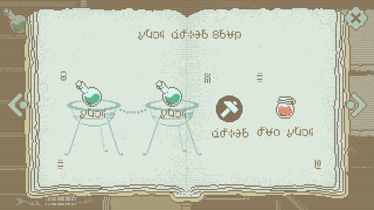 AUTOMATONJapan's tweet photo. 【ニュース】言語解読・お薬調合ゲーム『トルービズの秘薬師』Steam版11月7日配信へ。「架空古代語」を解読し、患者のためにお薬調合
https://t.co/CsODaK0V5S https://t.co/IJf0XOrHxF