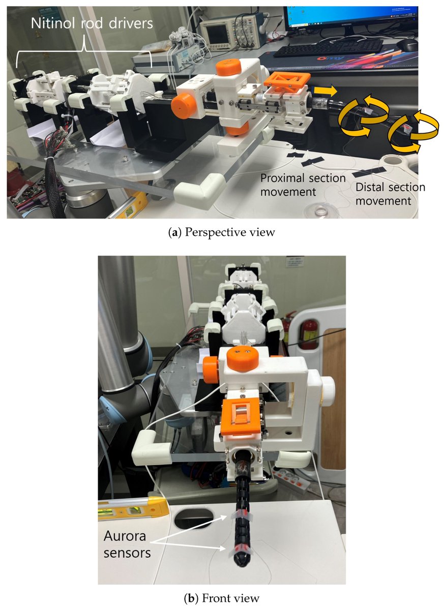 RoboticsMDPI's tweet image. #NewPaperOnline
📖 Preliminary Validation of Nitinol Rod Driven Discrete Continuum Robot for Transoral Surgery by Planar Path Planning with CT Images 
✍ By Yeoun-Jae Kim, Ji Eun Oh and Daehan Wi
👉 mdpi.com/2218-6581/14/1…
#Robotics #medicalrobot #continuumrobot