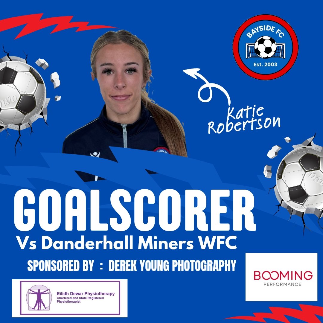Bayside Women & Girls FC (@baysidewomenfc) on Twitter photo Bayside Women’s Team 
Scorers vs Danderhall Miners WFC 
SWFL East League 
Katie Robertson ⚽️
Amber Walker 
Ali Johnstone ⚽️
<a href="/Jax_Mc_Media/">Jax Mc Media</a> Bayside Women’s Team 
Scorers vs Danderhall Miners WFC 
SWFL East League 
Katie Robertson ⚽️
Amber Walker 
Ali Johnstone ⚽️
<a href="/Jax_Mc_Media/">Jax Mc Media</a>