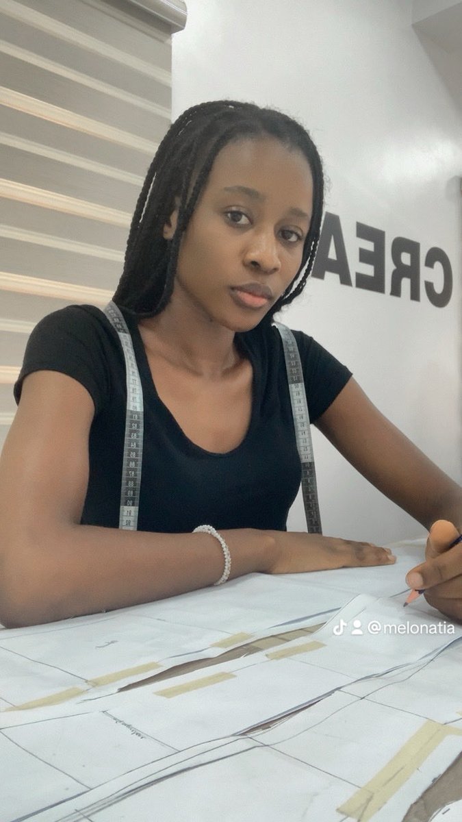 melonatia's tweet image. Tuesday #abuja #patternmaking