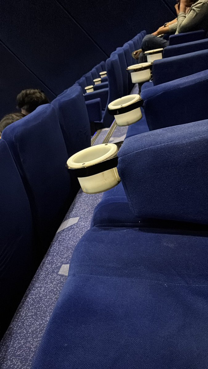 darshakparmar's tweet photo. @IMAX @PicturesPVR @_PVRCinemas @PVRIMAX Big IMAX fan here, but really disappointed with the seat quality at @IMAX Logix Noida. Every seat has this rough, poorly finished cup holder - not what you expect from a premium theatre experience.

#IMAX #Noida #CustomerExperience https://t.co/GTbEbCE5Mi