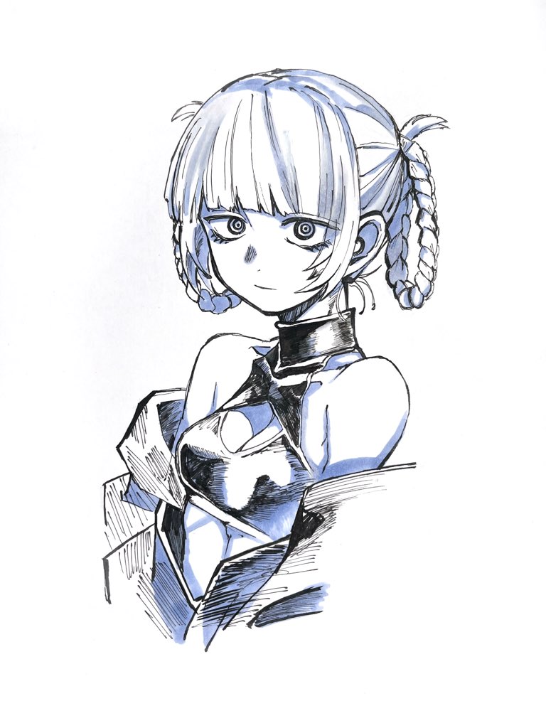 mizinkosss's tweet image. ナズナちゃん
#よふかしのうた #模写