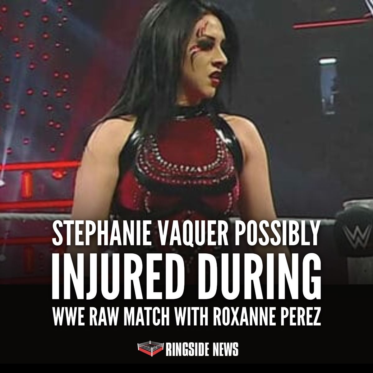 ringsidenews_'s tweet image. Stephanie Vaquer Possibly Injured During #WWERAW Match With Roxanne Perez ringsidenews.com/stephanie-vaquโฆ