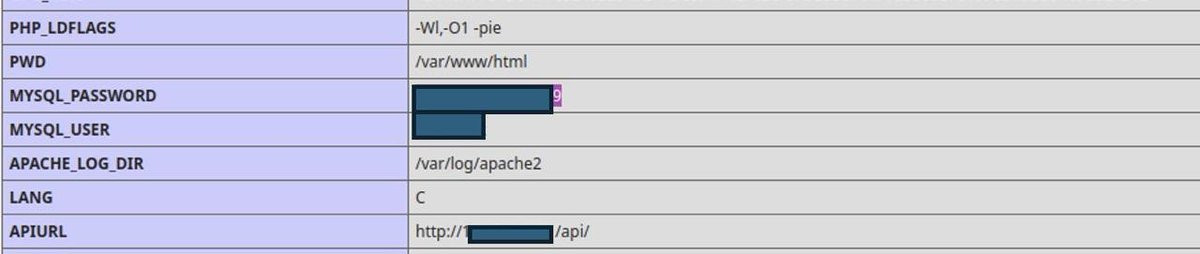 NoRed0x's tweet image. MYSQL Database credentials leaking in phpinfo                  Happy hunting! 
#bugbountytips #bugbountytip #cybersecurity #ethicalhacking