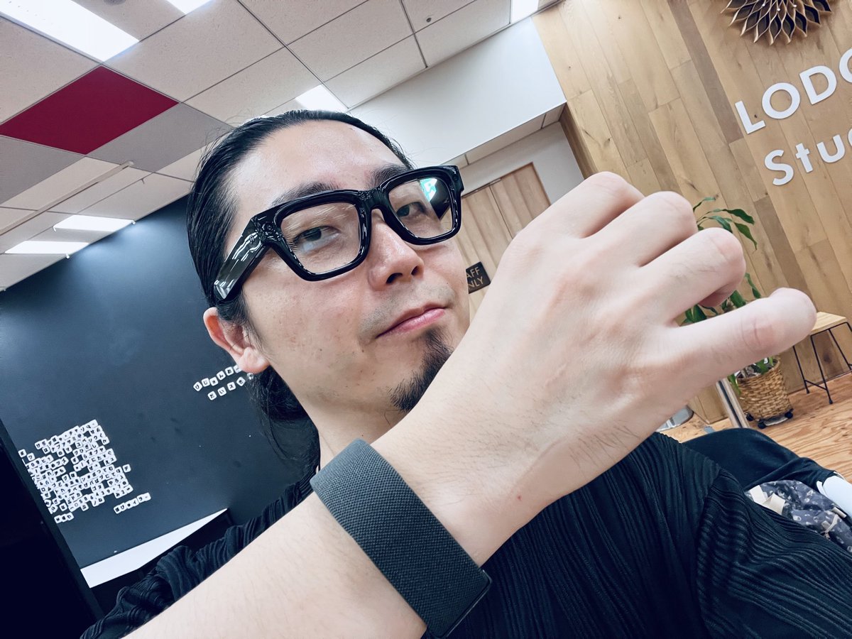 aym_same's tweet image. Meta Ray-Ban Display初体験！ホロラボ @kaorun55 さんありがとうございました！
#LODGEXRTalk
