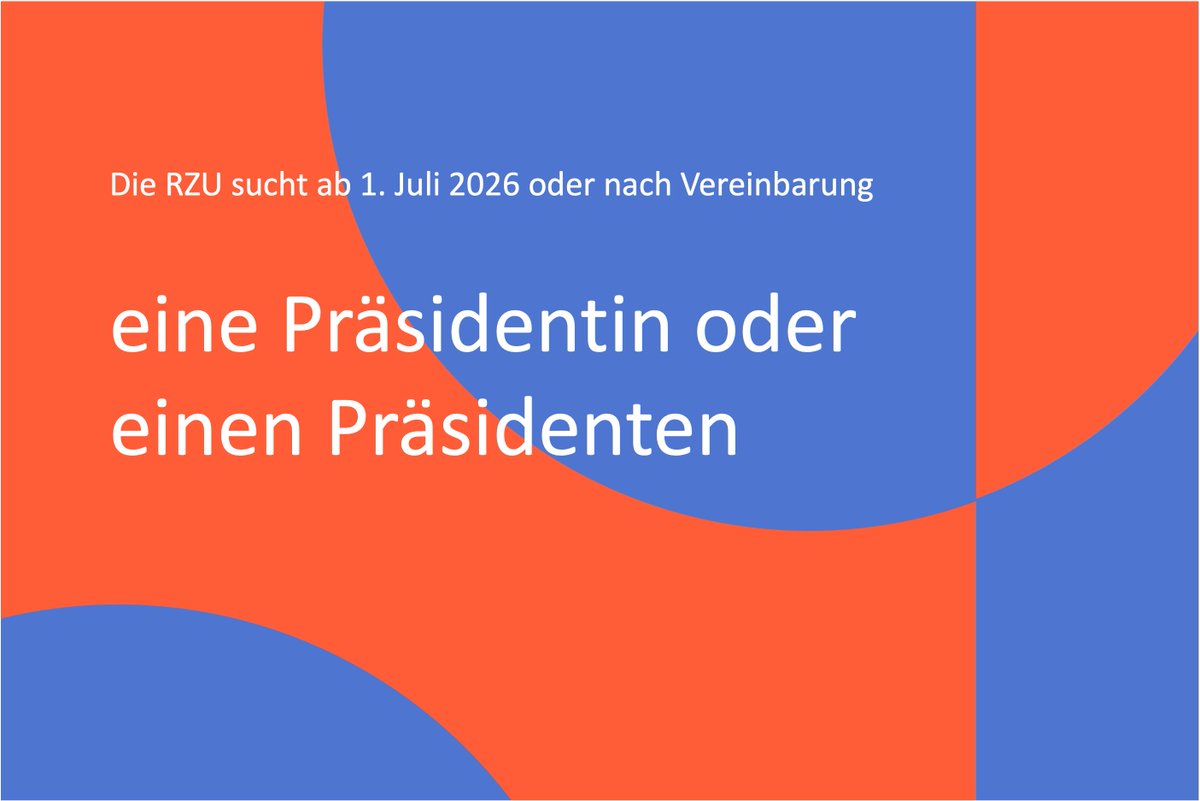 Neue Präsidentin oder neuer Präsident der RZU gesucht – Bewerbungsfrist 15.11.2025:
✅  Die zukunftsfähige Entwicklung des urban geprägten Zürcher Grossraums mit über einer Million Einwohnerinnen und Einwohnern sowie 860'000 Beschäftigten liegt Ihnen am Herzen.
✅  Sie möchten