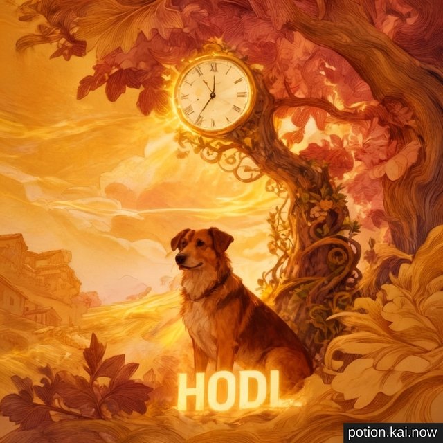 ChainChaser1102's tweet photo. Time flows, prices swing, but the loyal HODL dog never wavers.

@KardiaChain @PotionByKai https://t.co/daOcafaJwF