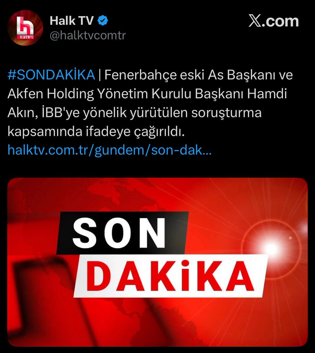 Galatasaray eski genel sekreteri Remzi Sanver için paylaşımları ve Fenerbahçe eski yöneticisi Hamdi Akın için paylaşımları. Şerefiniz var mı ? <a href="/halktvcomtr/">Halk TV</a>