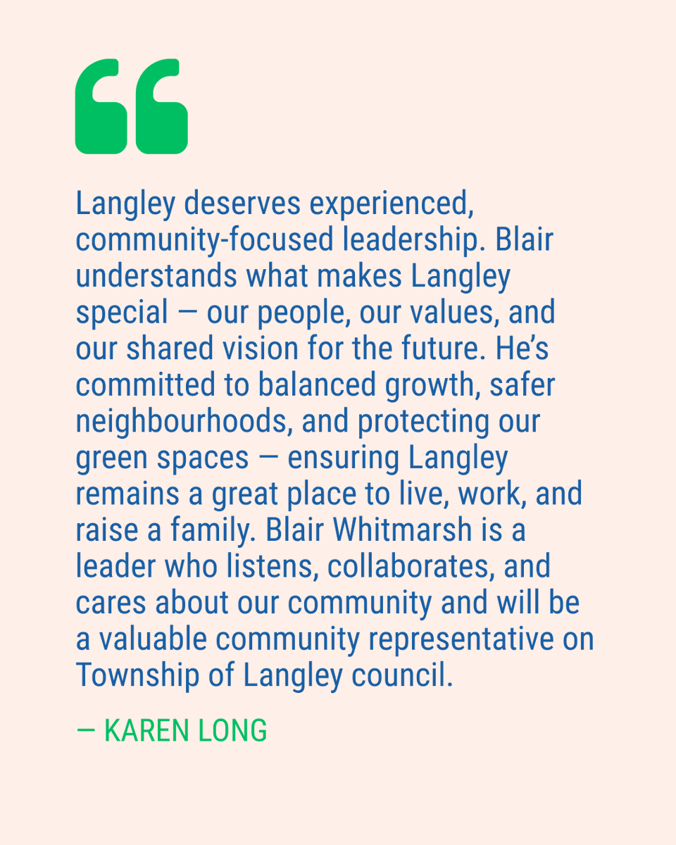 Honoured to receive the endorsement of Karen Long. Her belief in balanced growth, safe neighbourhoods &amp; protecting green spaces reflects exactly what I stand for. Thank you, Karen, for your trust and support. #CommunityLeadership