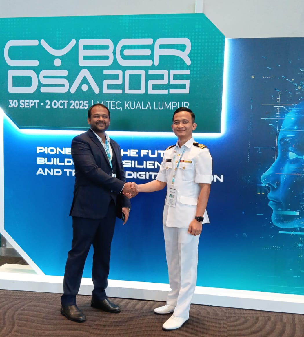 BalsingAltaf's tweet image. It was an honor to have a badge from the Defence Cyber &amp;amp; Electromagnetic Division (#DCED) of Ministry of Defence of Malaysia during @CyberDsa 2025 @ #MITEC #KualaLumpur, #Malaysia
@Cyberdost
@PriyankKharge
@CybercrimeCID
@CIDKarnataka
@DgpKarnataka
@DSCI_Connect
@VIJAYAPURPOLICE