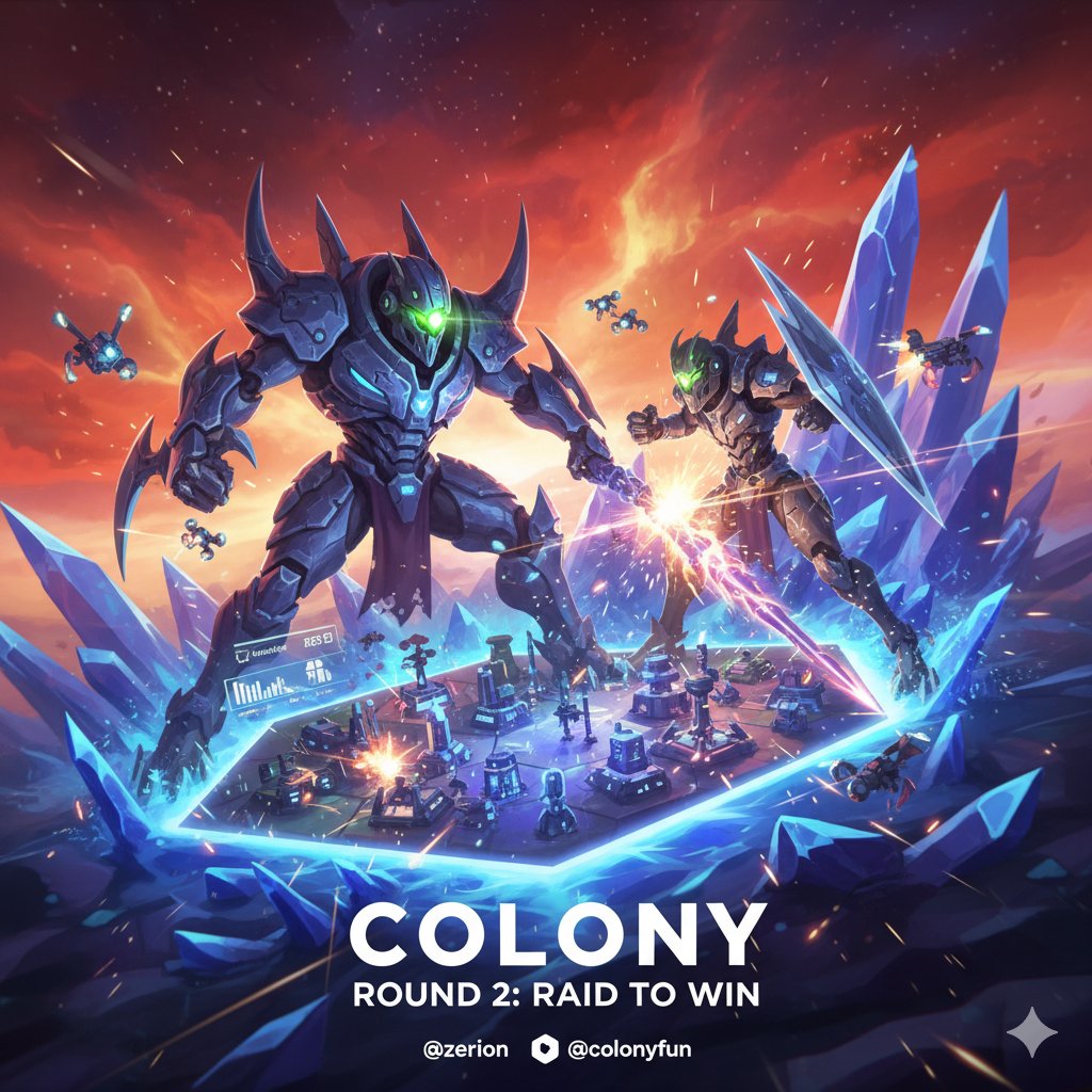 catacom5's tweet image. 🚀 The onchain game that’s got everyone talking is BACK.
Colony Round 2 on Zero Network (powered by @zerion) lets you buy, build &amp;amp; raid land for real rewards — gasless and fast.
Let’s break down how to play, win, and survive the chaos. 👇
#ColonyRound2