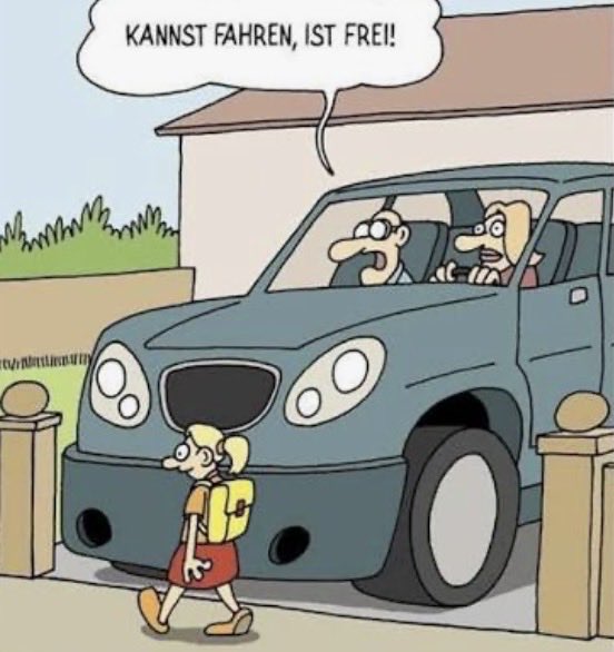 Evi, 6:“Ich seh im Stadtbild meist eh nix, weil ich über die SUVs nicht drüber gucken kann.“