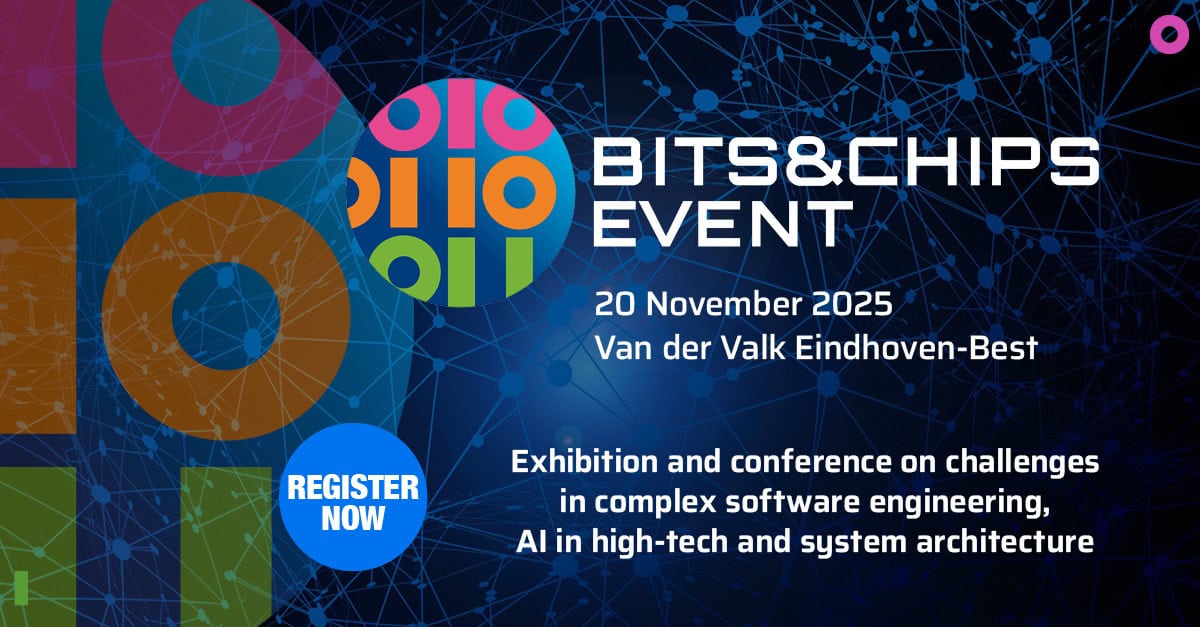 verifysoft1's tweet image. 🔍 We’re exhibiting at Bits&amp;amp;Chips Event 2025 in Eindhoven!

On Nov 20, Verifysoft Technology showcases tools for #CodeCoverage &amp;amp; #EmbeddedSoftware.

📍Van der Valk Eindhoven-Best
#BitsAndChips2025 #SoftwareTesting #Verifysoft