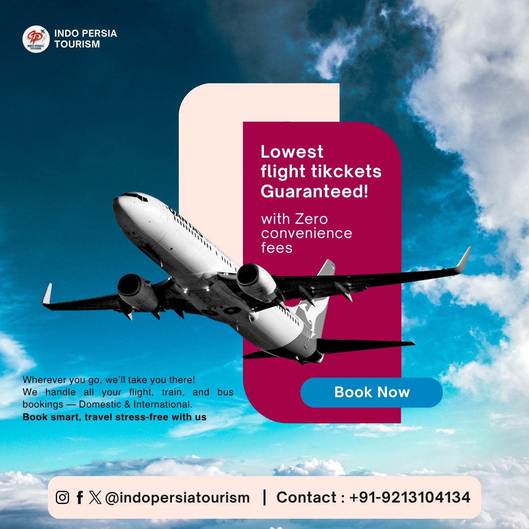 indopersia's tweet image. “Wherever you go, we’ll take you there!
📷📷 We handle all your flight, train, and bus bookings — domestic &amp;amp; international. Book smart, travel stress-free with us ”
.
@indopersia 
#flightbooking #traintickets #domestictravel #bookwithus #travelagencyindia #travelawesome #Travel